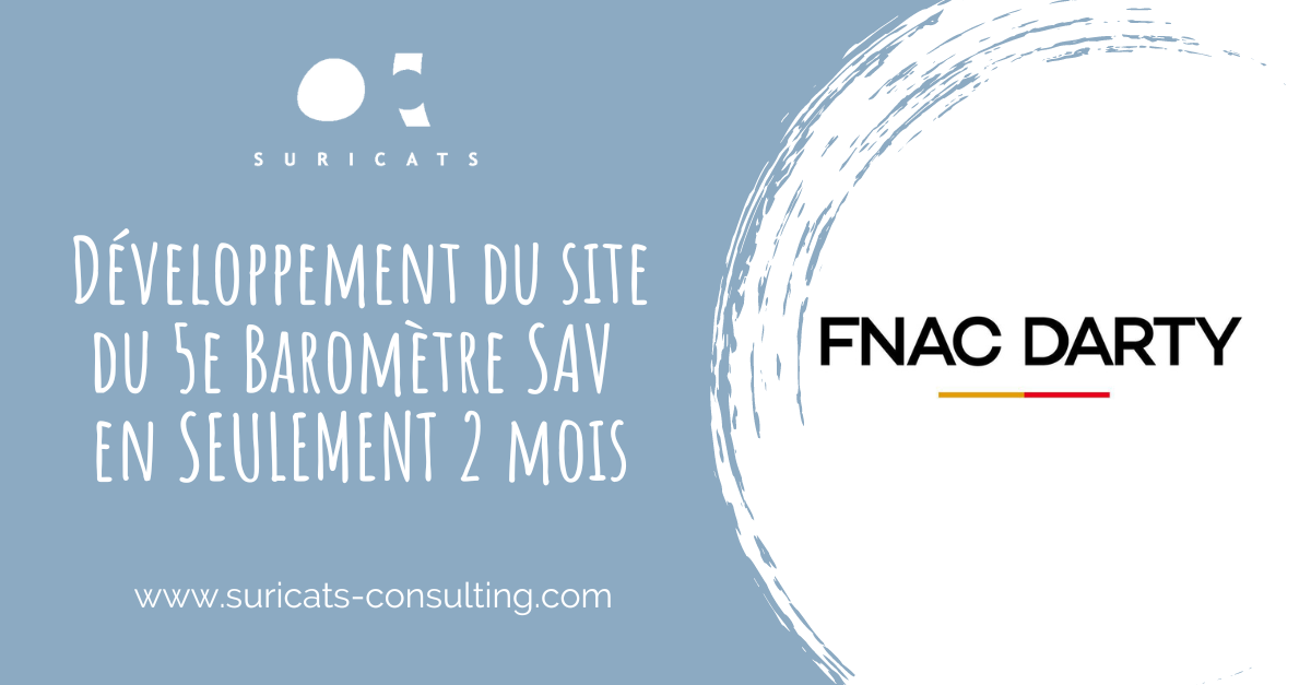 Suricats Développe Le 5e Baromètre Du SAV De Fnac Darty