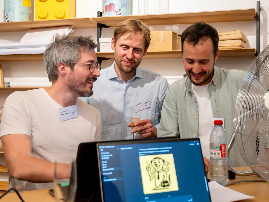 Atelier IA Suricats avec clients explorant les cas d’usage